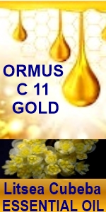 Ormus Minerals Ormus C 11 Gold LITSEA CUBEBA Essential Oil