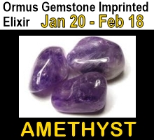 Ormus Minerals Gemstome AMETHYST