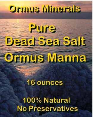 Ormus Minerals Pure Dead Sea Salt ORMUS Manna Ormus Minerals Pure Dead Sea Salt ORMUS Manna