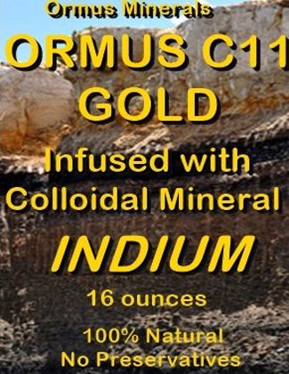 Ormus Minerals Ormus C11 Infused with Colloidal Mineral idium