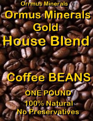 Ormus Minerals Medium Roasted Coffees Ormus Minerals House Blend Beans