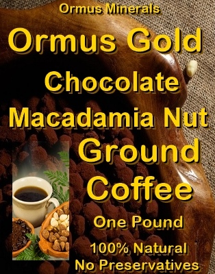 Ormus Mineerals Ormus Gold Chocolate Macadamia Nut Ground 