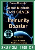 Ormus Minerals C-11 silver Immunity Booster