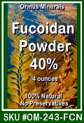 Ormus Minerals Fucoidan Powder 40 Percent