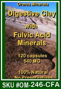 Ormus Minerals Digestive Clay with Fulvic Acid Minerals